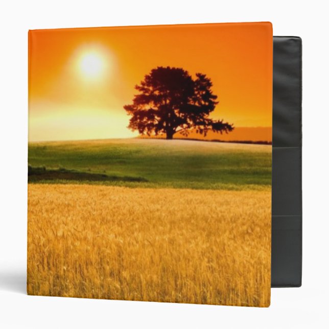 Blood-Red Sunset Binder (Front/Inside)