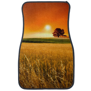 Blood-Red Sunset Car Mat