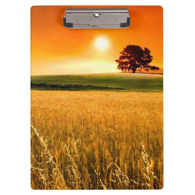 Blood-Red Sunset Clipboard (Front)