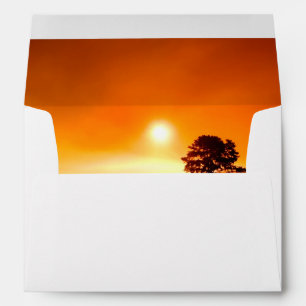Blood-Red Sunset Envelope