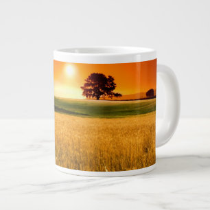 Blood-Red Sunset Giant Coffee Mug