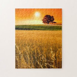 Blood-Red Sunset Jigsaw Puzzle