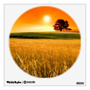 Blood-Red Sunset Wall Sticker