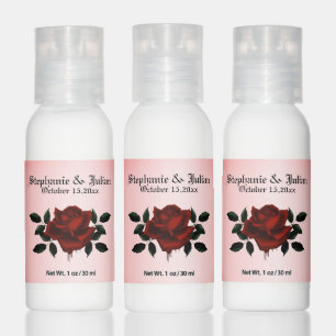 Blood Rose Wedding Favor Hand Lotion