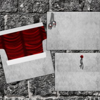 Blood Roses and Silk Red Gothic Wedding