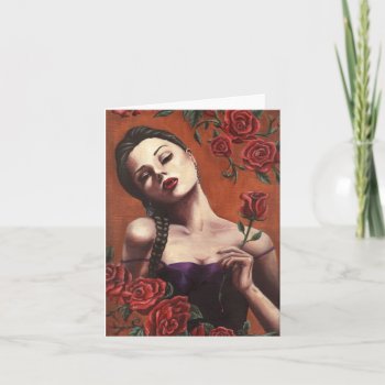 Blood Roses - Notecard by Deanna_Davoli at Zazzle