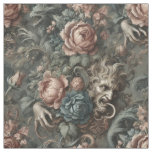 Blood Shadows Ritual – Gothic Statement Tile Fabric