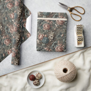 Blood Shadows Ritual – Gothic Victorian Wrapping Paper