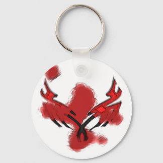 Blood Skull Keychain