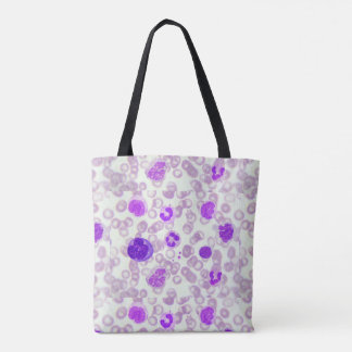 blood smear tote bag