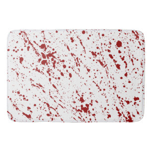 Blood Soaked, Bloody Horror Fright Halloween Decor Bathroom Mat