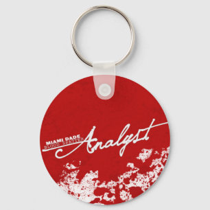 Blood Spatter Analyst Keychain