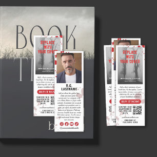 Blood Spatter Book Cover About the Author Bookmarks