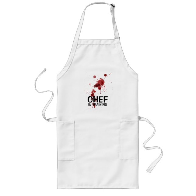 Blood Spatter Funny Apron (Front)