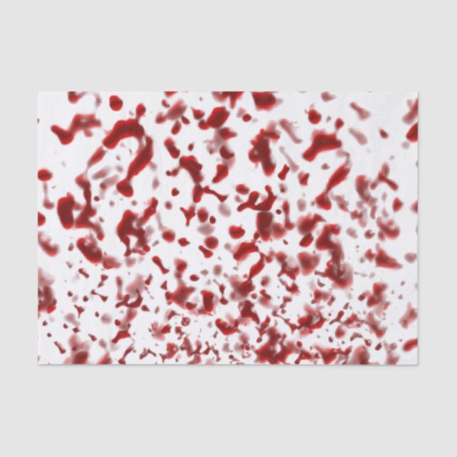 Blood Spatter Tissue Paper (Front)