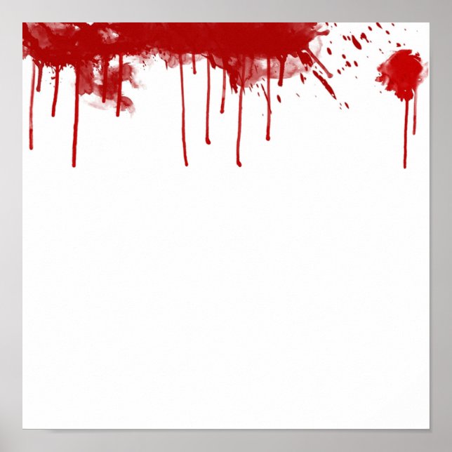 Blood splatter 2 poster (Front)