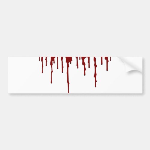 blood splatter 5png bumper sticker