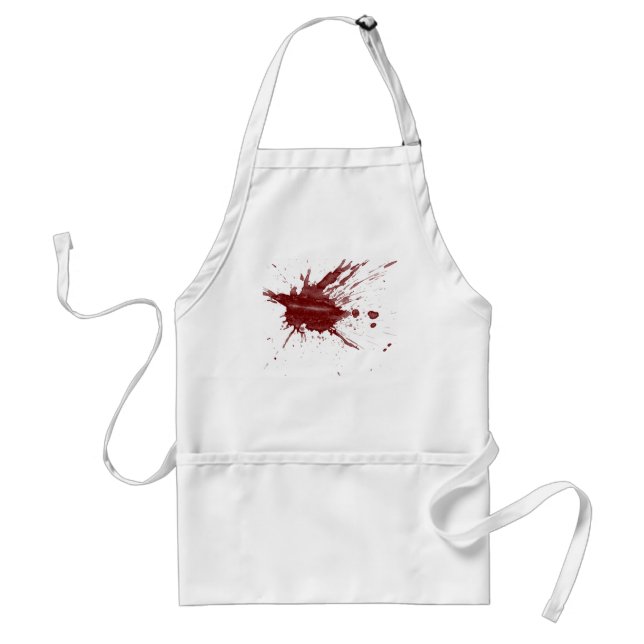"Blood Splatter" Adult Apron (Front)