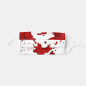 Blood Splatter Adult Cloth Face Mask (Front, Folded)