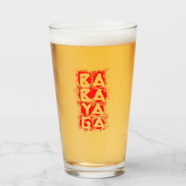 Blood Splatter Baba Yaga Glass (Front Filled)