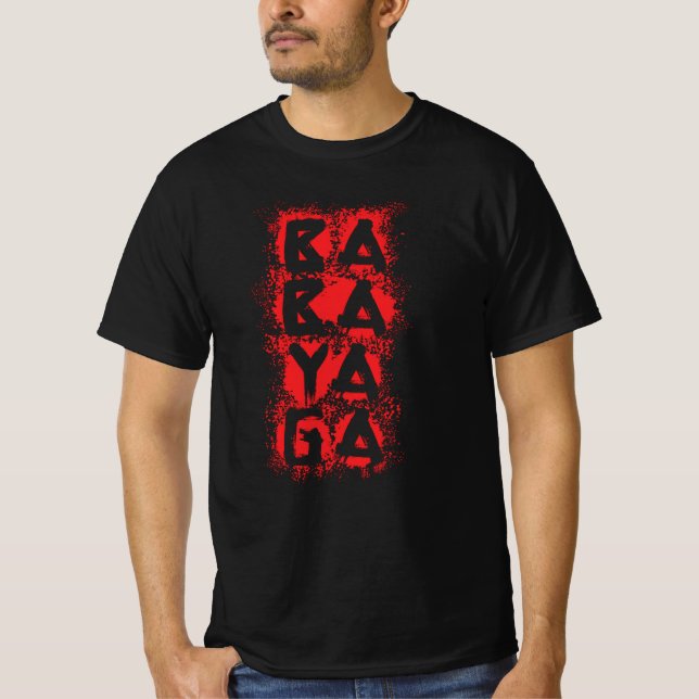 Blood Splatter Baba Yaga T-Shirt (Front)