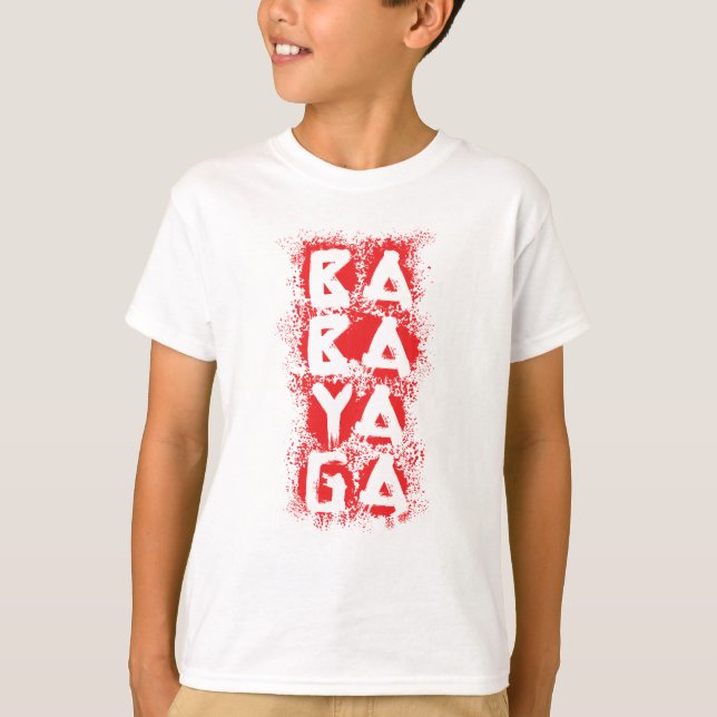 Blood Splatter Baba Yaga T-Shirt (Front)