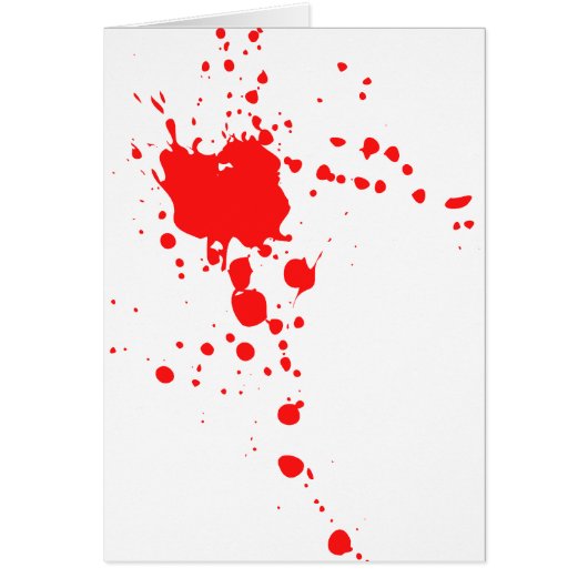 Blood Splatter Cards (Front)
