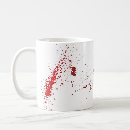 Blood Splatter Coffee Mug