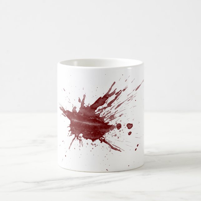 "Blood Splatter" Coffee Mug (Center)