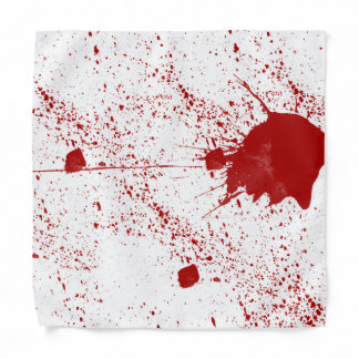 Blood Splatter Halloween Bandana