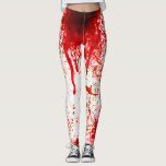 Blood Splatter Horror Leggings<br><div class="desc">Blood Splatter Horror</div>