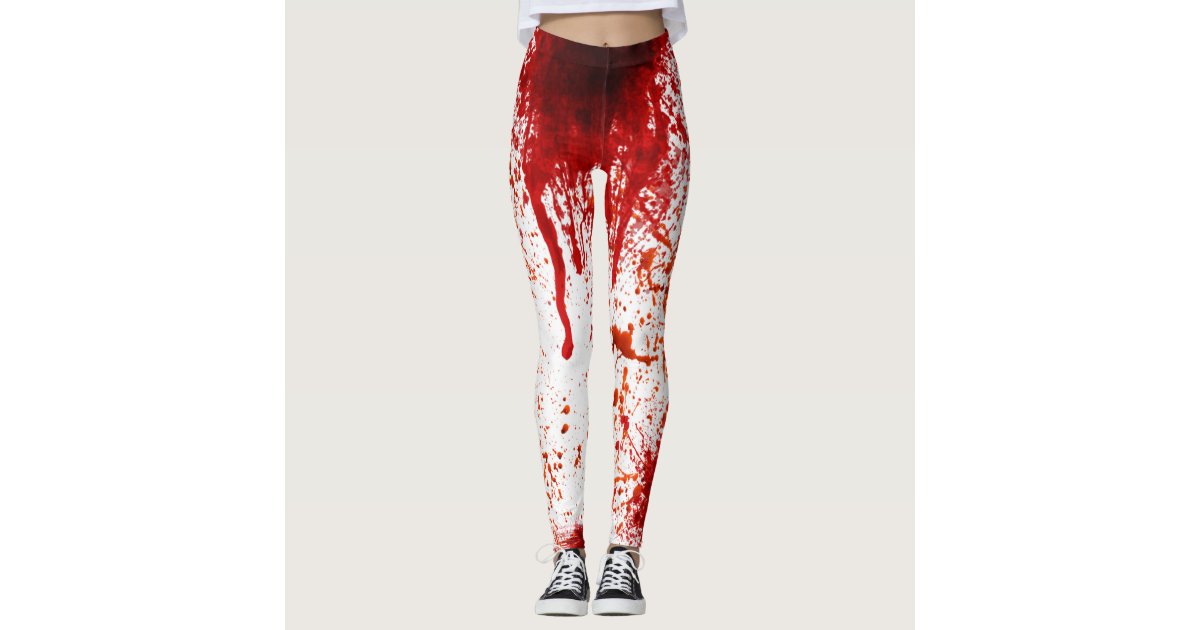 Blood Splatter Horror Leggings