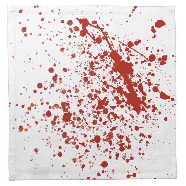 blood splatter napkin (Front)