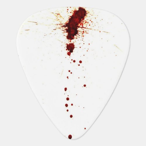 Blood Splatter on the Wall Guitar Pick