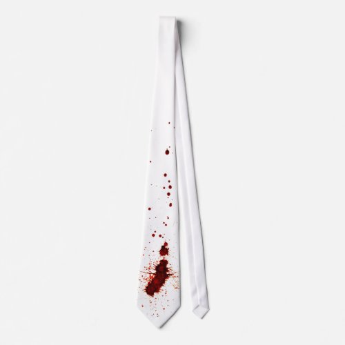 Blood Splatter on the Wall Neck Tie