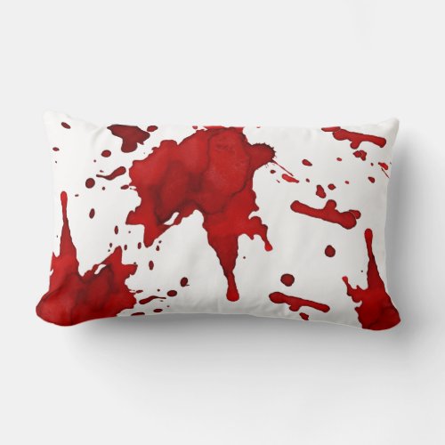 Blood Splatter Pillow