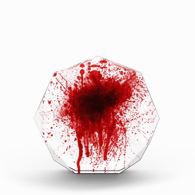 Blood Splatter Realistic Award (Front)