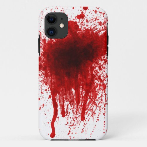 Blood Splatter Realistic iPhone 11 Case