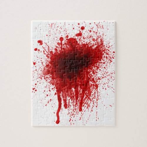 Blood Splatter Realistic Jigsaw Puzzle