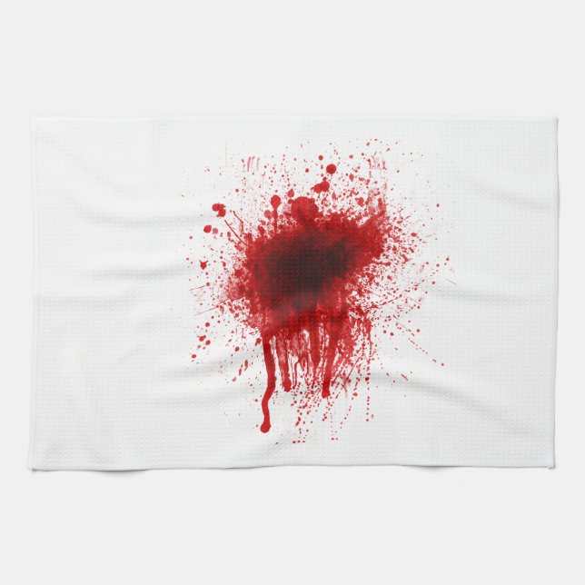 Blood Splatter Realistic Towel (Horizontal)