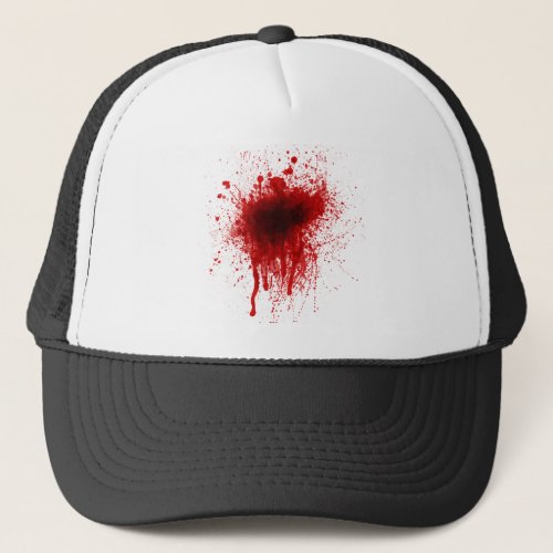 Blood Splatter Realistic Trucker Hat