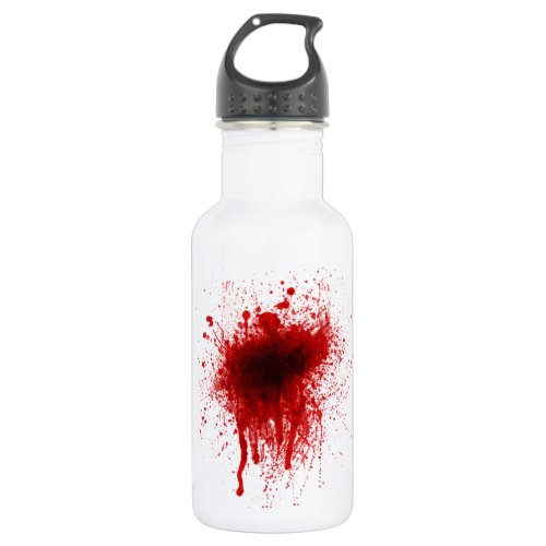 Blood Splatter Realistic Water Bottle