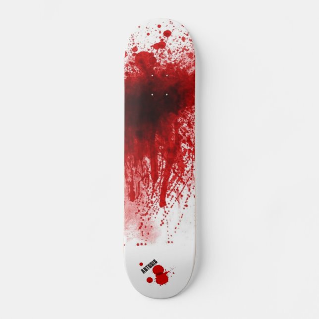 Blood Splatter Skateboard Deck (Front)