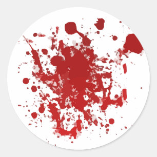 Blood Splatter Stickers for Halloween