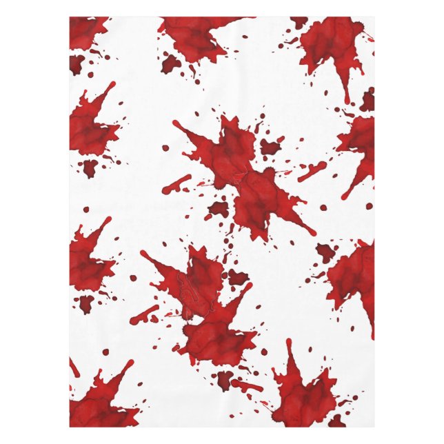Blood Splatter Tablecloth (Front)