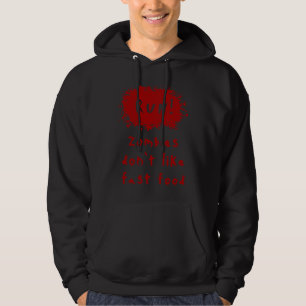 Blood Splatter Zombie Halloween Hoodie