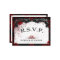 Blood Splattered Halloween Matching RSVP PostCard