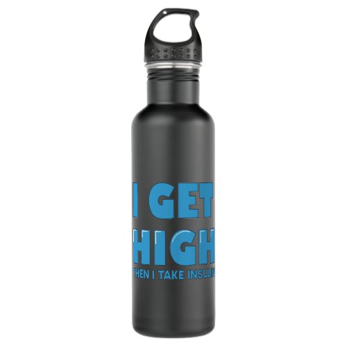 Blood Sugar Diabetes Joke Stainless Steel Water Bottle