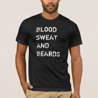 Blood Sweat & Beard playoff hockey shirt