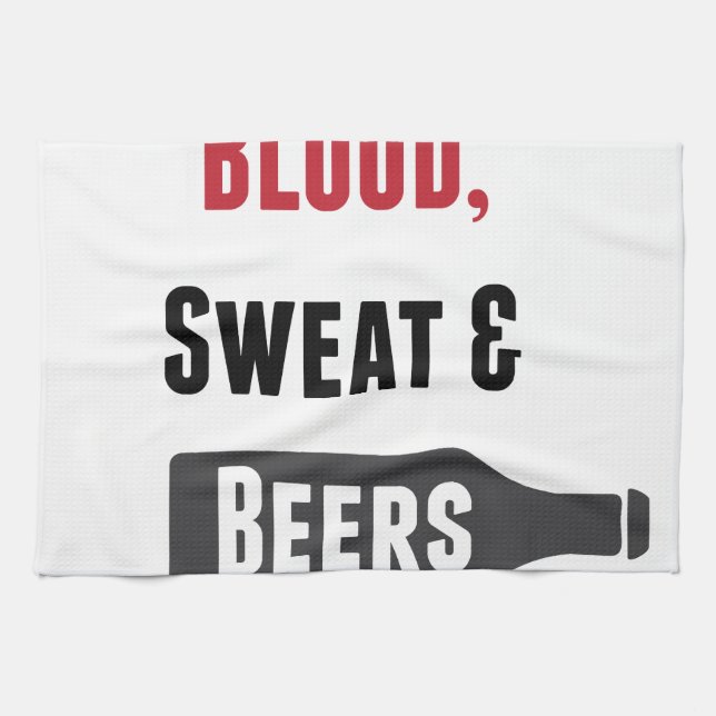 Blood, Sweat & Beers Towel (Horizontal)